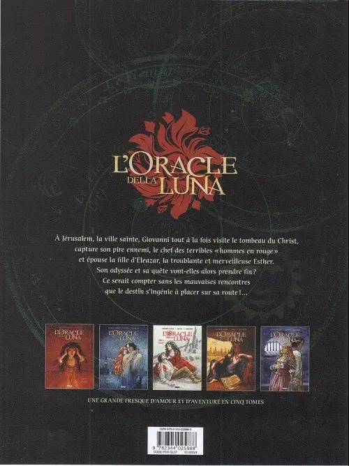 Verso de l'album L'Oracle della luna Tome 5 Esther et Éléna