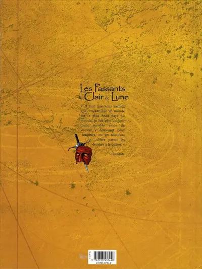 Verso de l'album Les Passants du clair de lune Tome 1 La fraternal compagnia