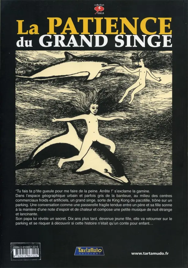 Verso de l'album La Patience du grand singe