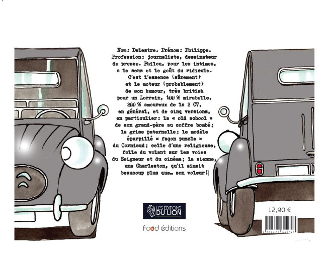 Verso de l'album La 2CV - 70 ans