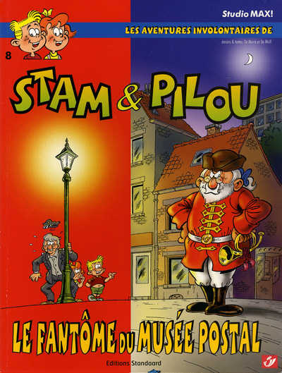 Couverture de l'album Les aventures involontaires de Stam et Pilou Tome 8 Le Fantôme du Musée Postal