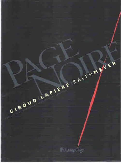 Couverture de l'album Page Noire