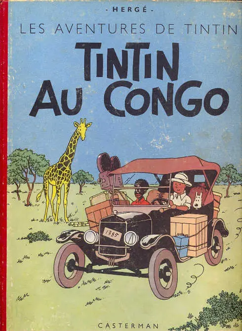 Couverture de l'album Tintin Tome 2 Tintin au Congo