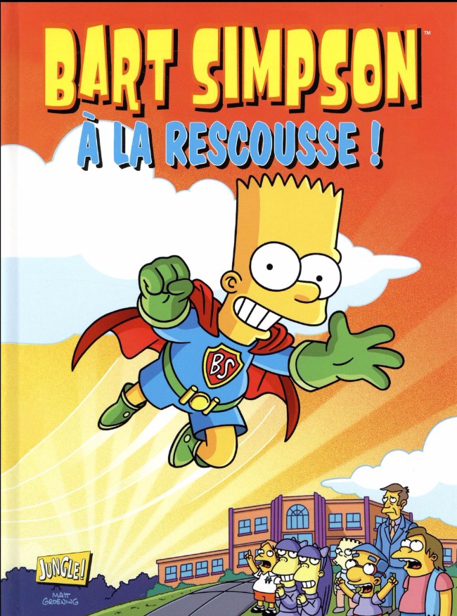 Couverture de l'album Bart Simpson Tome 12 Bart Simpson à la rescousse !