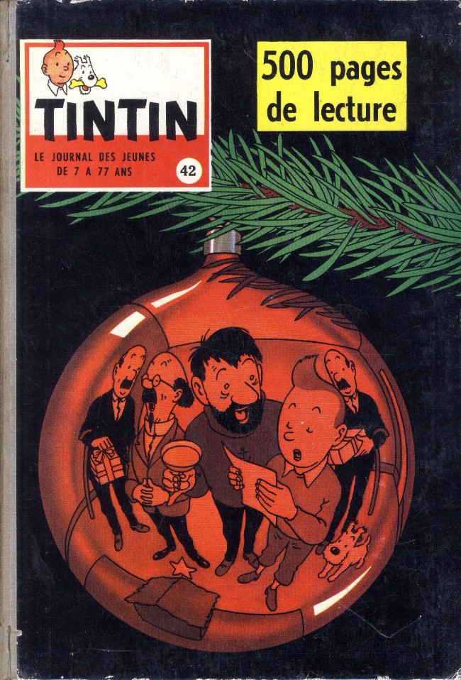 Couverture de l'album Tintin Tome 42 Tintin album du journal (n° 574 à 585)