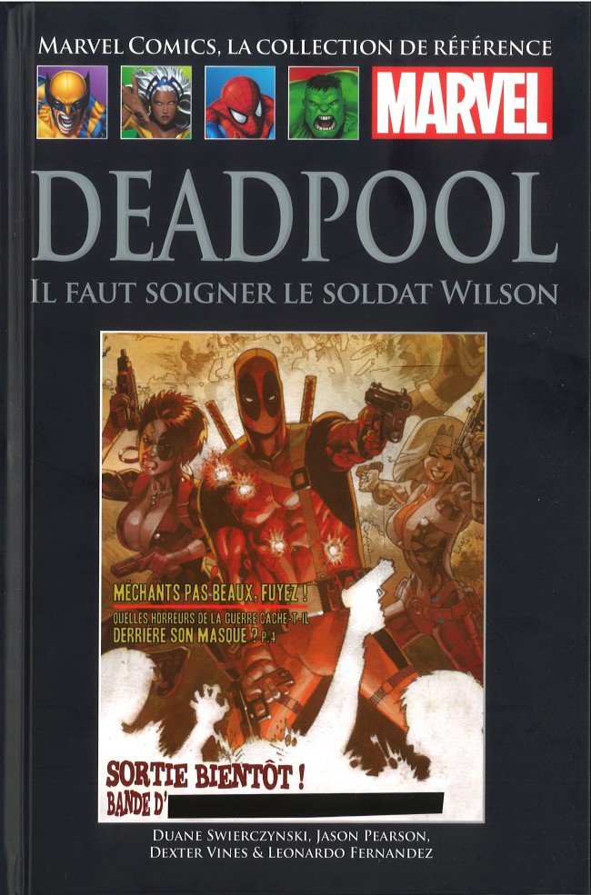 Couverture de l'album Marvel Comics - La collection de référence Tome 84 Deadpool - Il Faut Soigner le Soldat Wilson