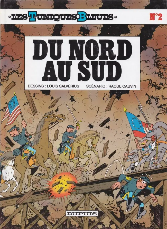 Couverture de l'album Les Tuniques Bleues Tome 2 Du nord au sud