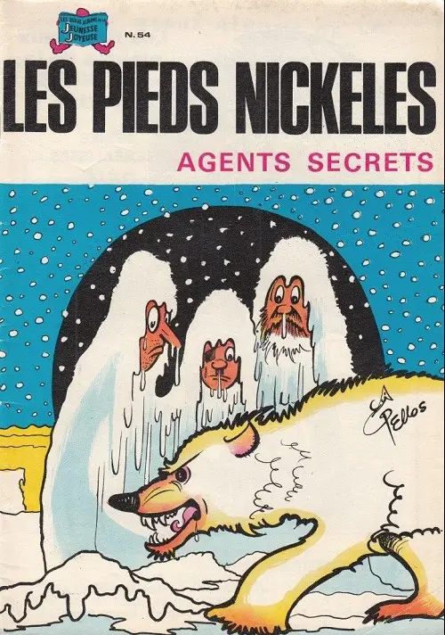 Couverture de l'album Les Pieds Nickelés Tome 54 Les pieds nickelés agents secrets