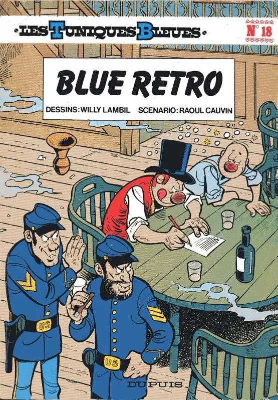 Couverture de l'album Les Tuniques Bleues Tome 18 Blue retro