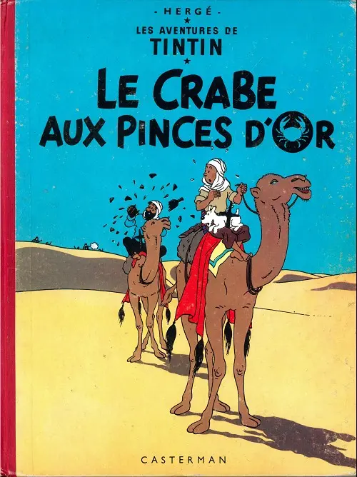 Couverture de l'album Tintin Tome 9 Le crabe aux pinces d'or