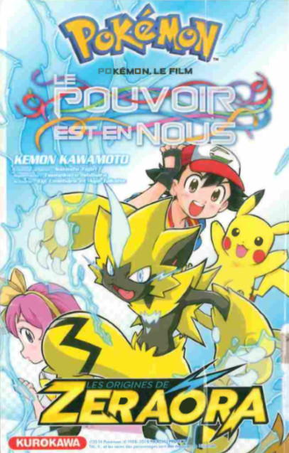 Couverture de l'album Pokémon, le film Tome 9 Le pouvoir est en nous : les origines de Zeraora