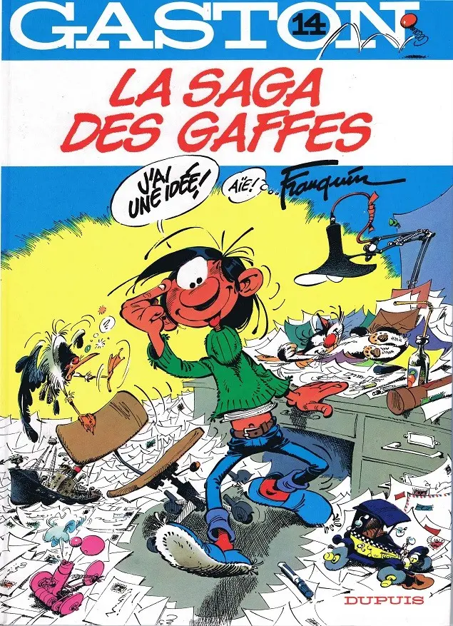 Couverture de l'album Gaston Tome 14 La saga des gaffes