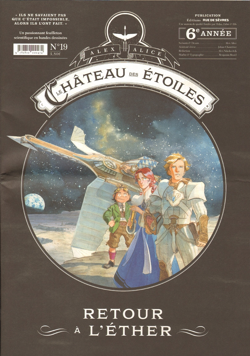 Couverture de l'album Le Château des étoiles N° 19 Retour à l'éther