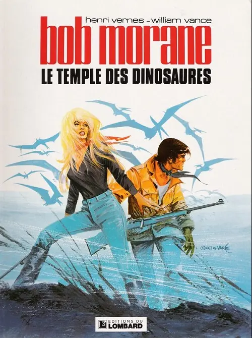 Couverture de l'album Bob Morane Tome 24 Le temple des dinosaures