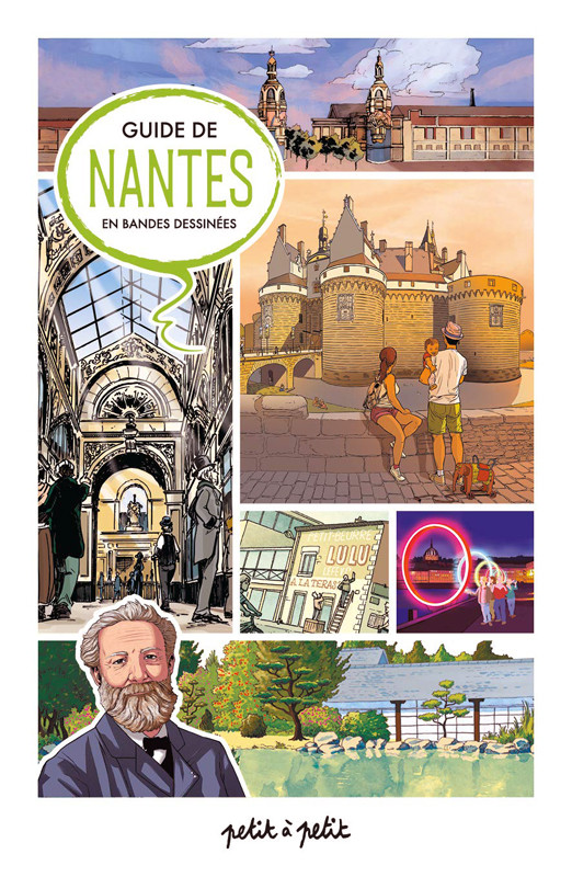 Couverture de l'album Guide de Nantes en bandes dessinées