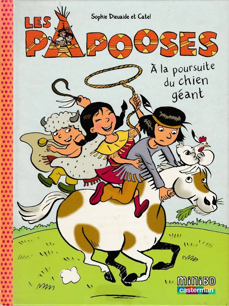 Couverture de l'album Les papooses Tome 2 À la poursuite du chien géant