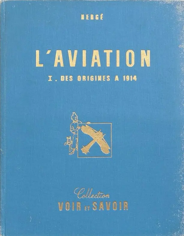 Couverture de l'album Chromos Hergé (Tintin raconte...) Tome 3 L'Aviation I - Des origines à 1914