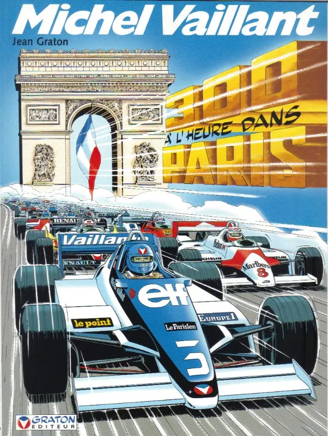 Couverture de l'album Michel Vaillant Tome 42 300 à l'heure dans Paris