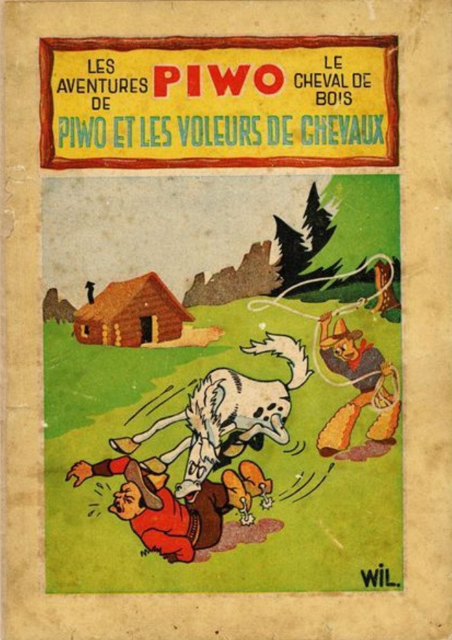 Couverture de l'album Les aventures de Piwo, le petit cheval de bois Tome 2 Piwo et les voleurs de chevaux