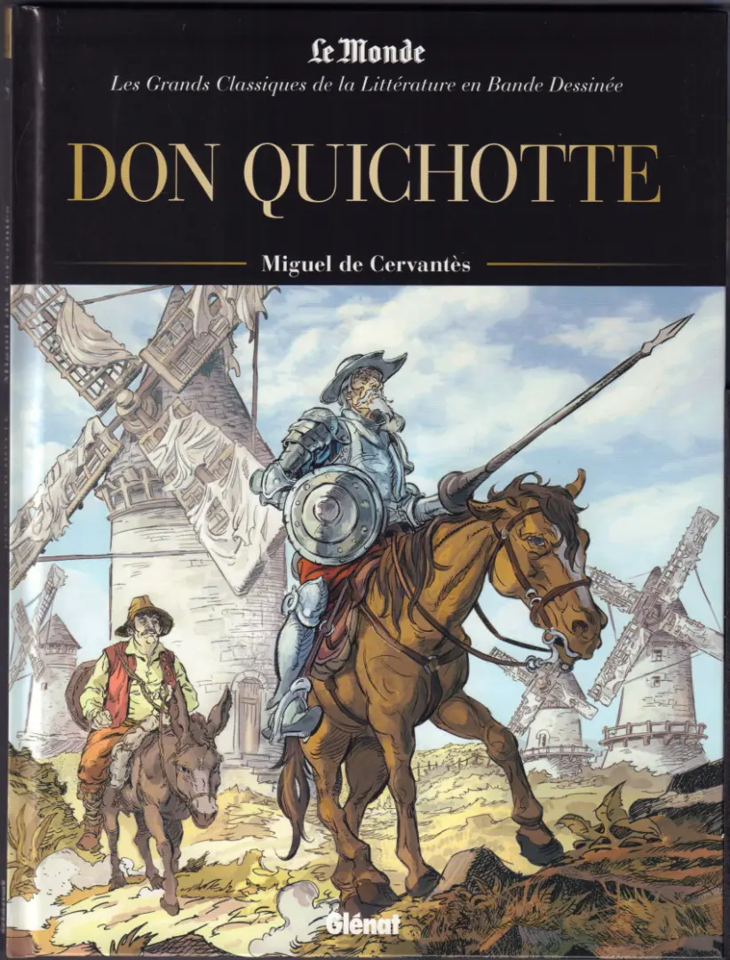 Couverture de l'album Les Grands Classiques de la littérature en bande dessinée Tome 18 Don Quichotte