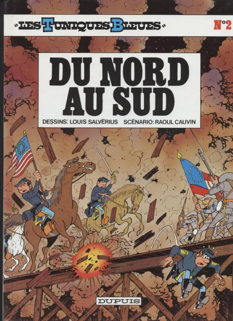 Couverture de l'album Les Tuniques Bleues Tome 2 Du nord au sud