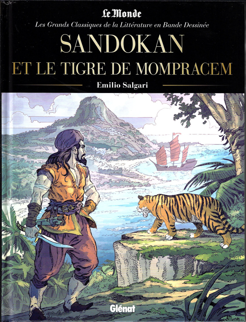 Couverture de l'album Les Grands Classiques de la littérature en bande dessinée Tome 44 Sandokan et le tigre de Mompracem