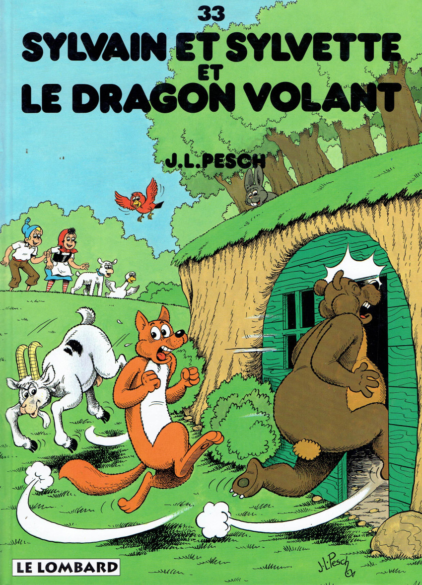 Couverture de l'album Sylvain et Sylvette Tome 33 Sylvain et Sylvette et le dragon volant