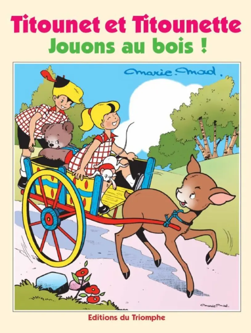 Couverture de l'album Titounet et Titounette Triomphe Tome 25 Jouons au bois !