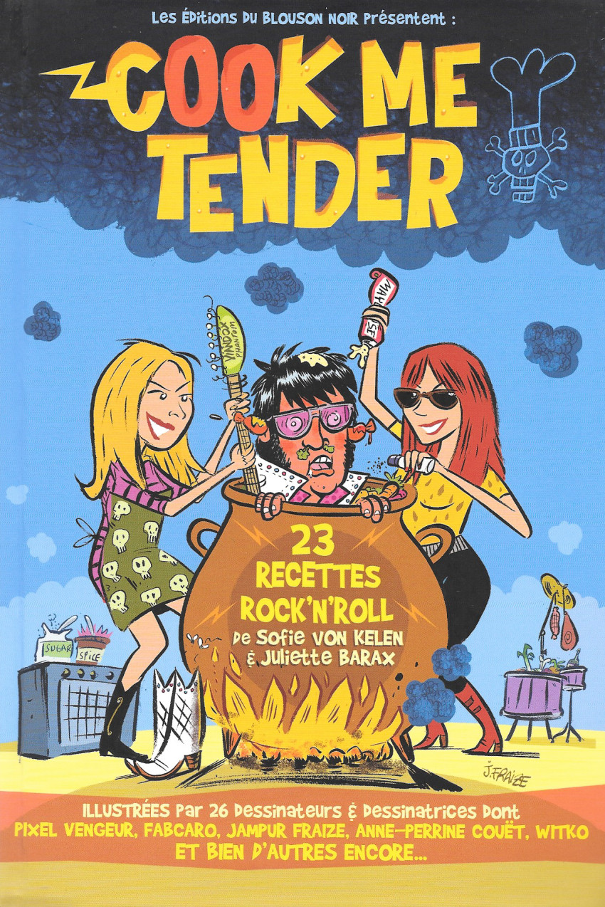 Couverture de l'album Cook me tender 23 recettes rock'n'roll