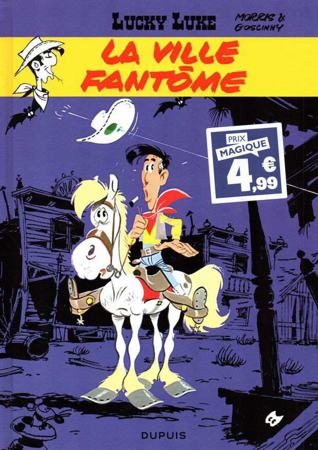 Couverture de l'album Lucky Luke Tome 25 La Ville fantôme