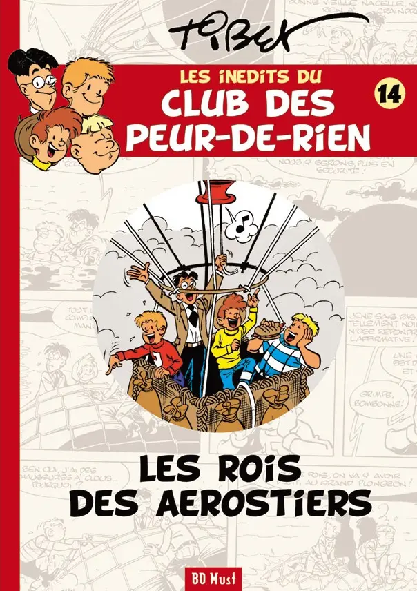 Couverture de l'album Le Club des Peur-de-rien Les inédits Tome 14 Les rois des aérostiers