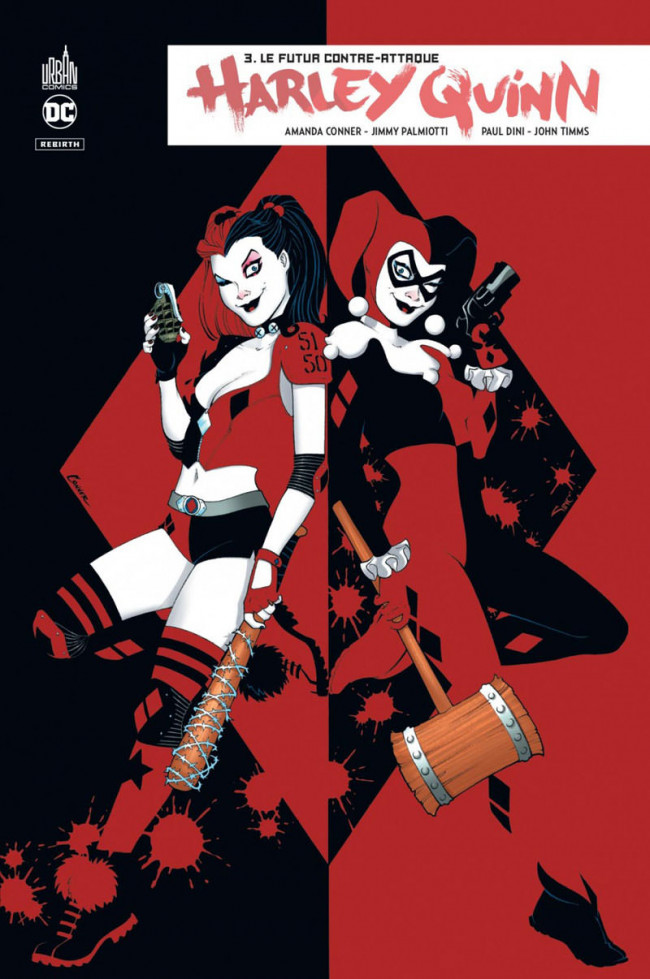 Couverture de l'album Harley Quinn Rebirth Tome 3 Le futur contre-attaque