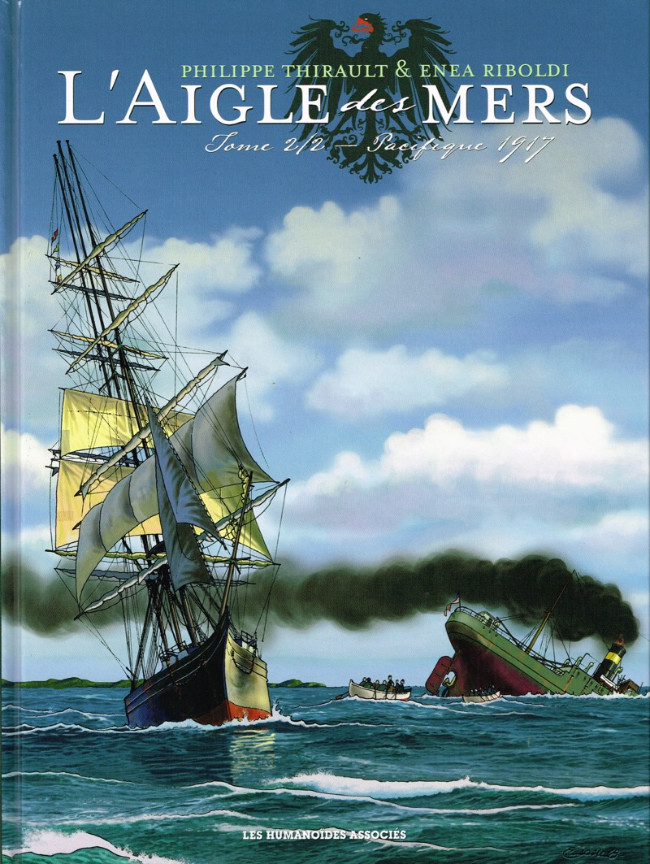 Couverture de l'album L'Aigle des mers Tome 2/2 Pacifique 1917