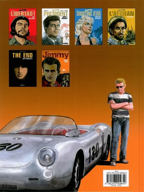 Verso de l'album Rebelles Tome 6 Jimmy - James Dean