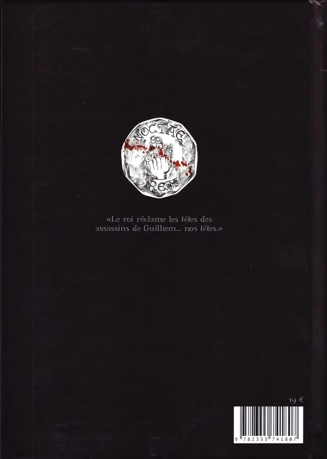 Verso de l'album Le Roy des Ribauds Livre I