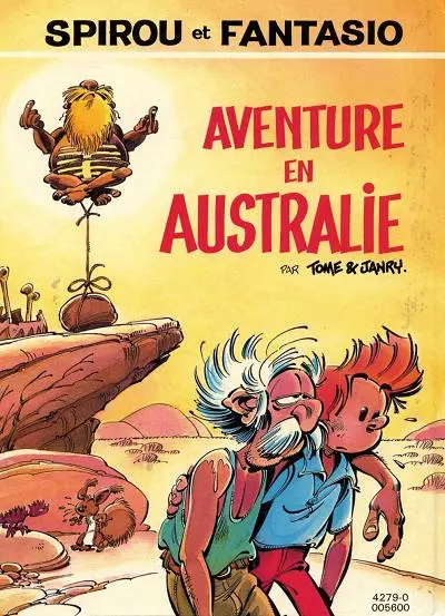 Verso de l'album Spirou et Fantasio Virus - Aventure en Australie