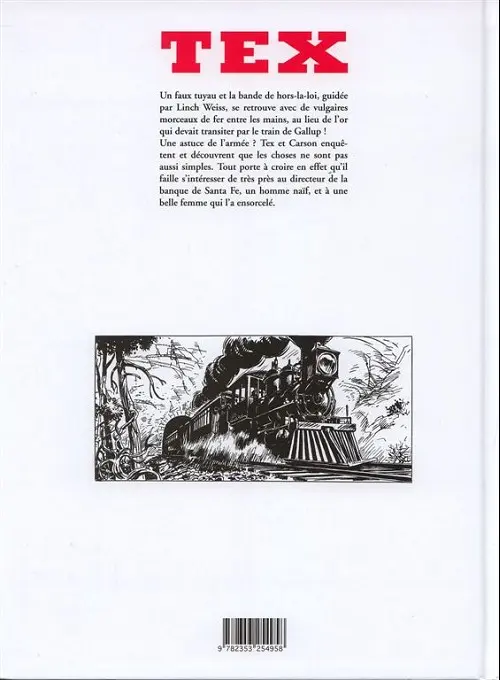 Verso de l'album Tex (Spécial) Tome 6 La grande attaque