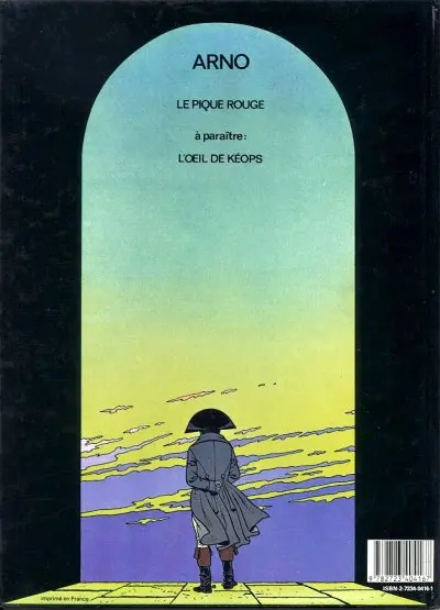 Verso de l'album Arno Tome 1 Le pique rouge