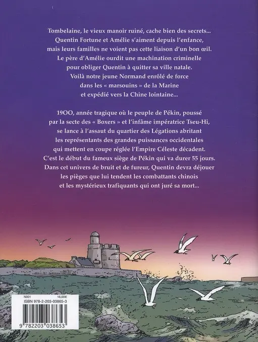 Verso de l'album Tombelaine Intégrale
