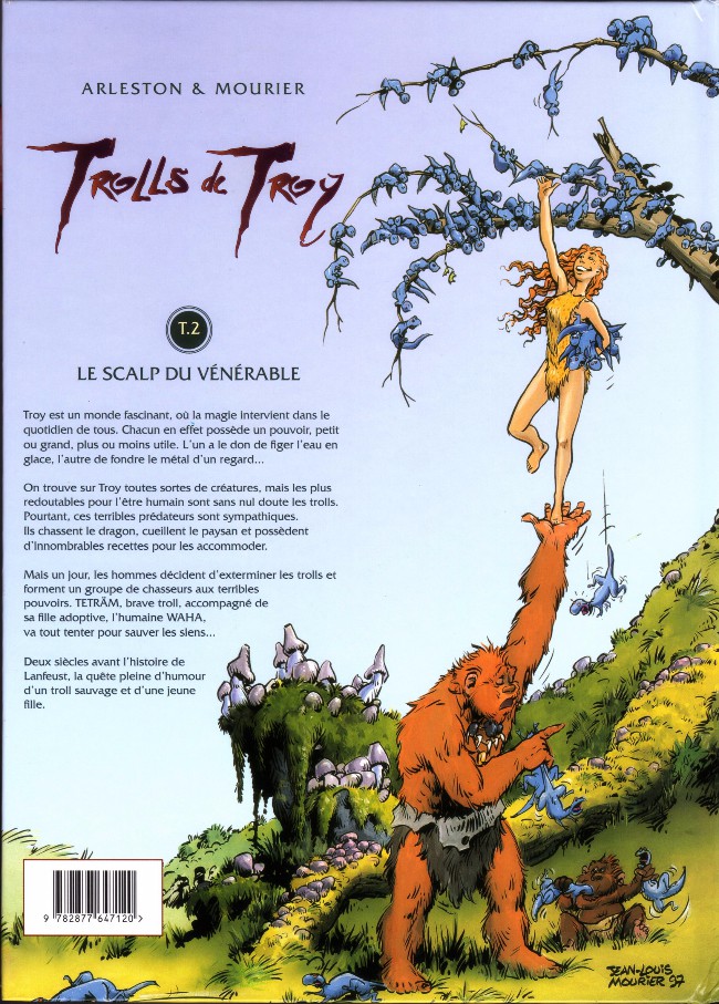 Verso de l'album Trolls de Troy Tome 2 Le scalp du vénérable