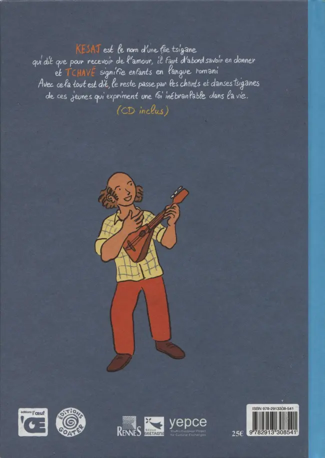Verso de l'album Tsiganes Le Paradis des yeux