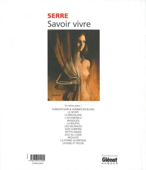 Verso de l'album Savoir vivre