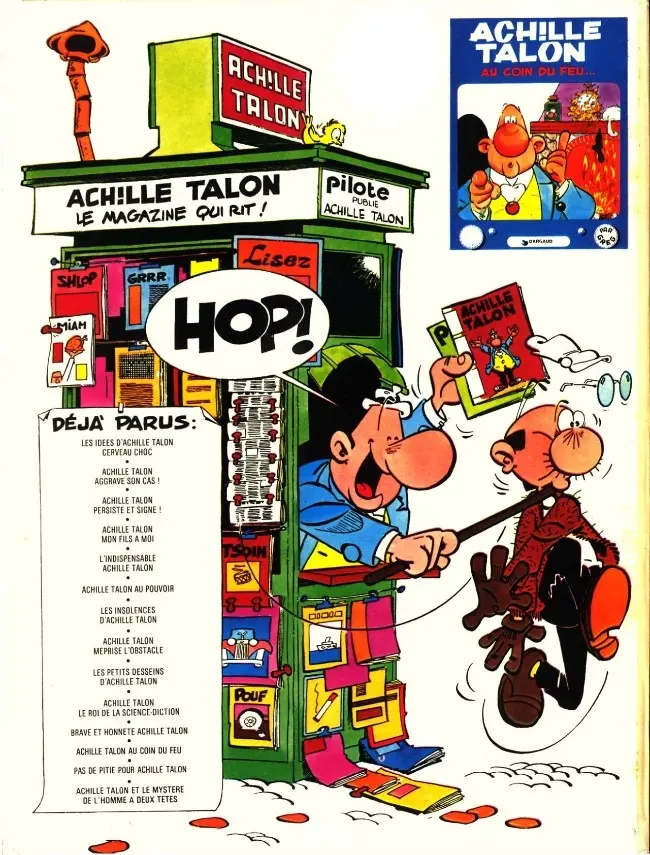 Verso de l'album Achille Talon Tome 9 Les petits desseins d'Achille Talon