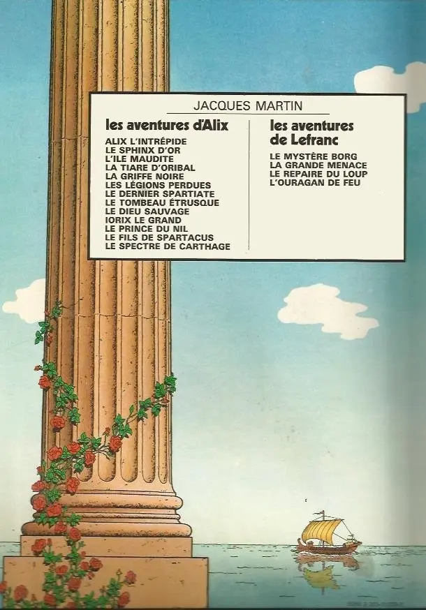 Verso de l'album Alix Tome 10 Iorix le grand