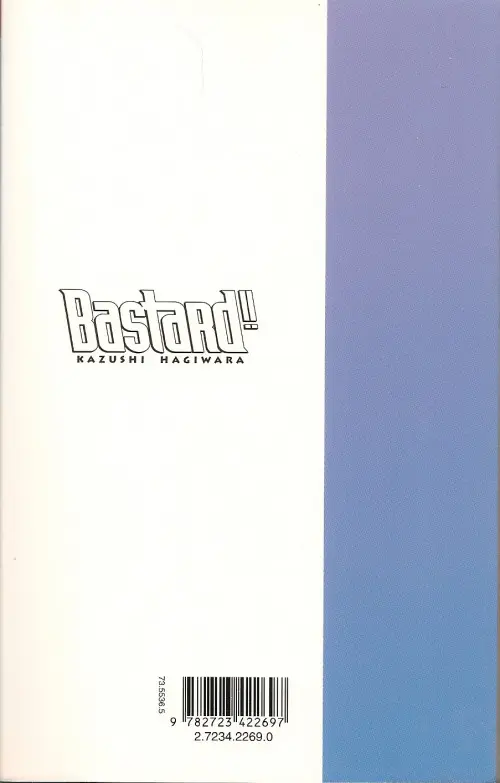 Verso de l'album Bastard !! 4 Résolution