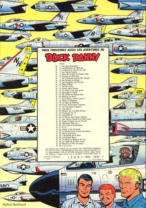Verso de l'album Buck Danny Tome 5 Dans les griffes du Dragon Noir