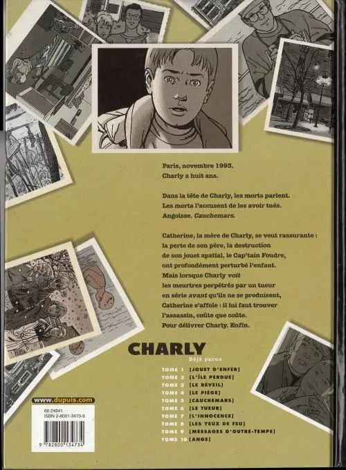 Verso de l'album Charly Tome 5 Cauchemars