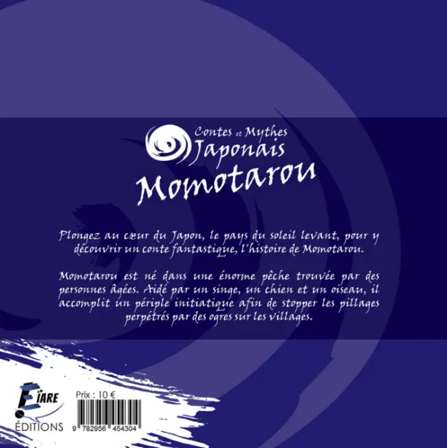 Verso de l'album Contes et Mythes Japonais Tome 1 Momotarou