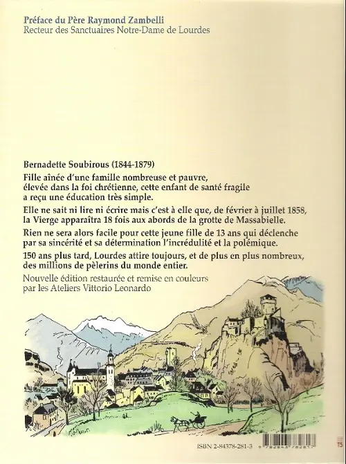 Verso de l'album L'Étrange destin de Bernadette Tome 1 Bernadette de Lourdes