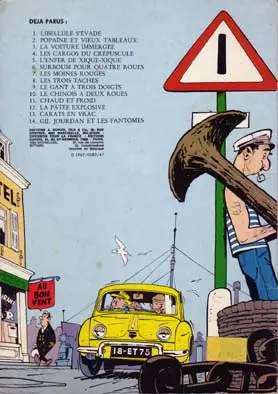 Verso de l'album Gil Jourdan Tome 4 Les cargos du crépuscule